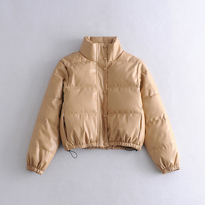 Parka Femme Rembourrée PU