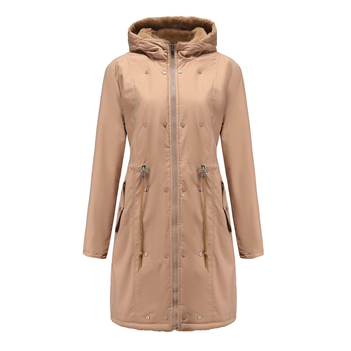 Parka Matelassée Fourrure Détachable