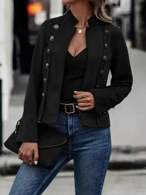 Veste Courte Suédine Femme