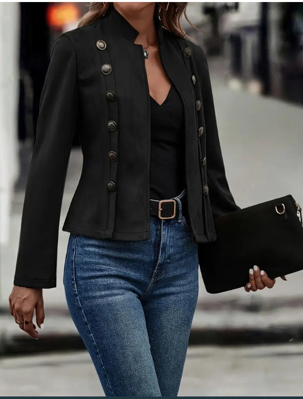 Veste Courte Suédine Femme