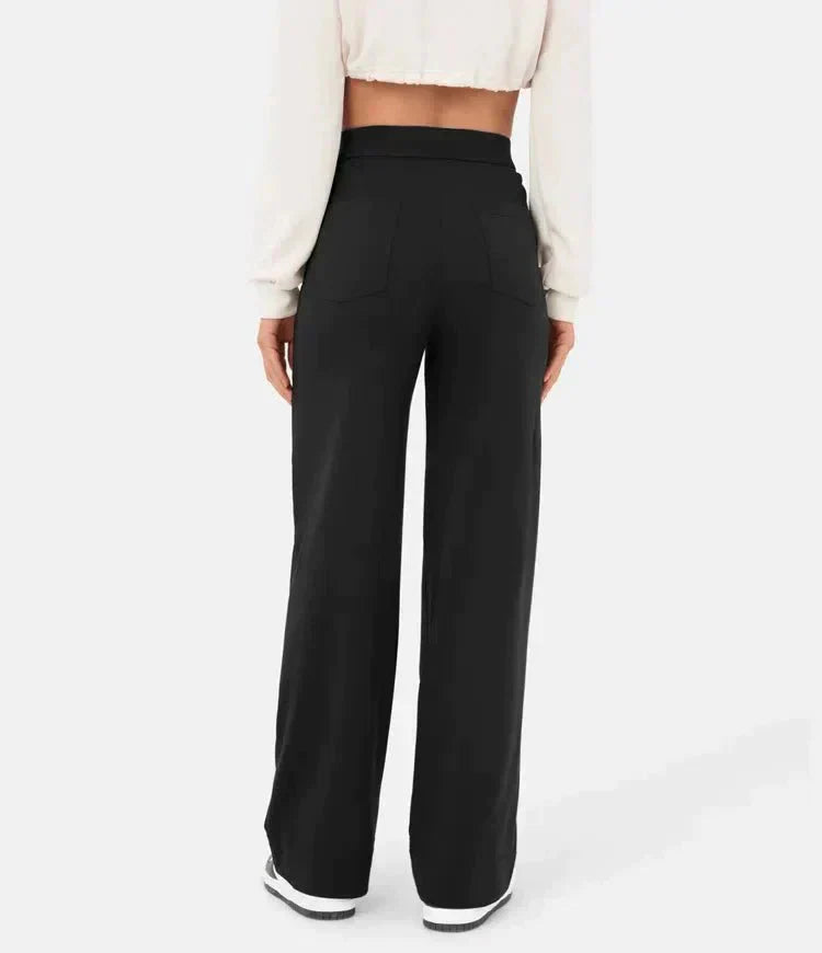 Élégance FlexiTaille – Pantalon Décontracté Haute Performance