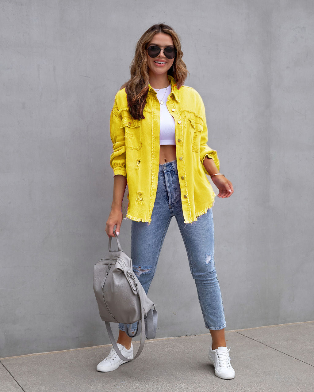Veste Chemise Leyna – Tendance Urbaine