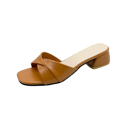 Lucia Confort – Sandales Élégantes à Petit Talon