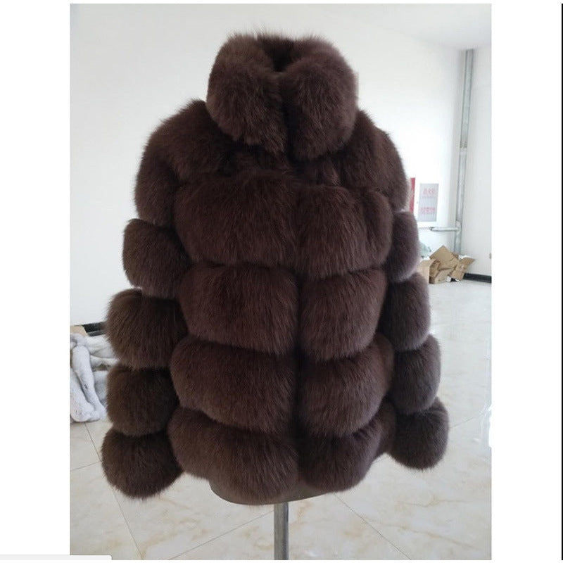 Manteau Fausse Fourrure Minimaliste