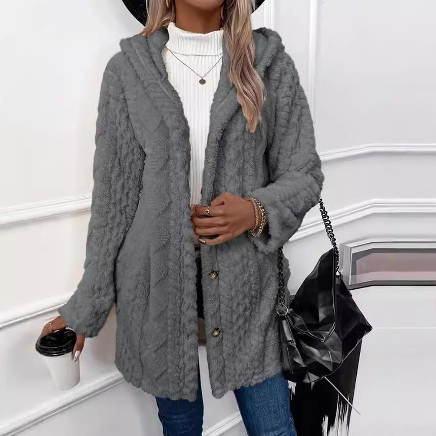 Manteau Cosy Boutonné