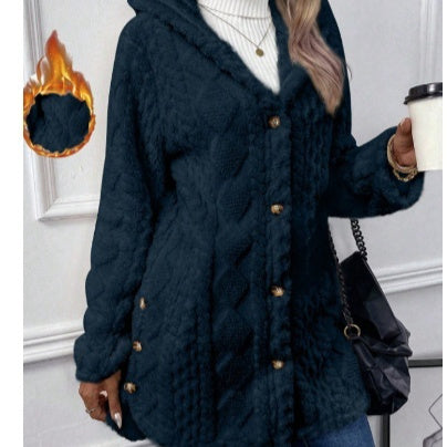 Manteau Cosy Boutonné