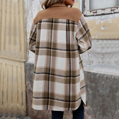 Manteau Carreaux Hivernal