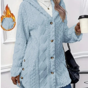 Manteau Cosy Boutonné