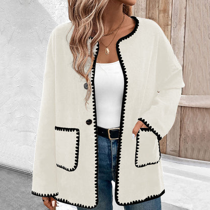 Manteau Polaire Colorblock