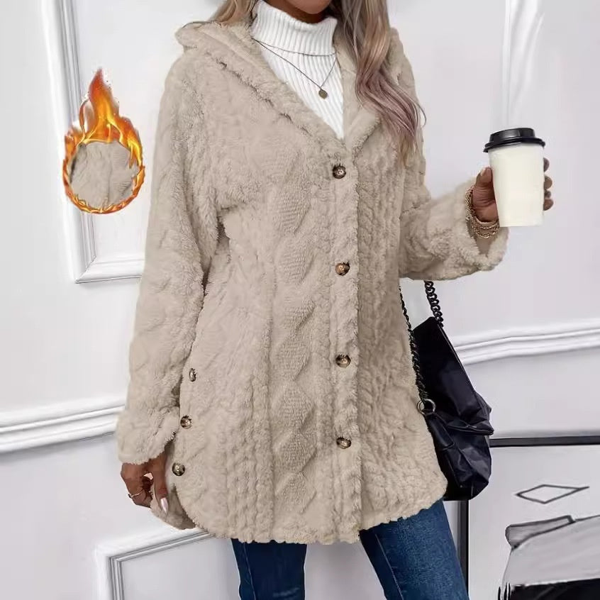 Manteau Cosy Boutonné