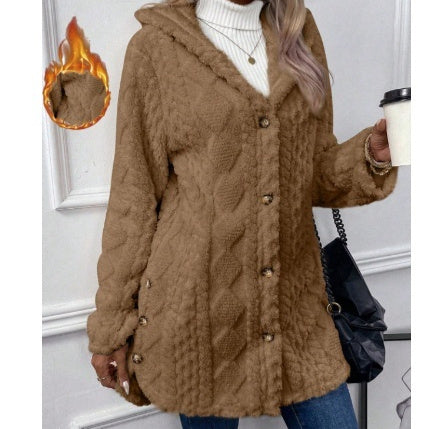 Manteau Cosy Boutonné