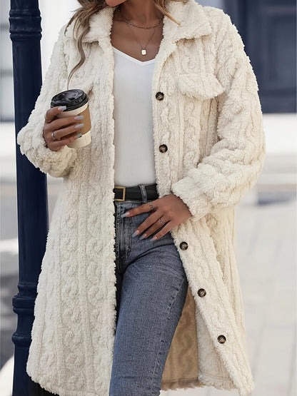 Manteau Long Peluche