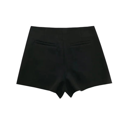 TRAF | Jupe-Short Asymétrique Taille Haute