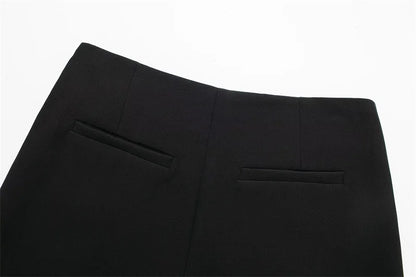 TRAF | Jupe-Short Asymétrique Taille Haute