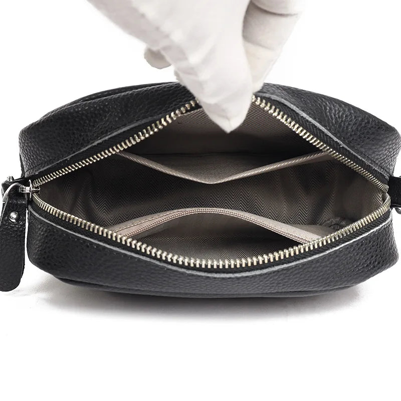 Élisa Élégance – Sac à Bandoulière en Cuir Véritable