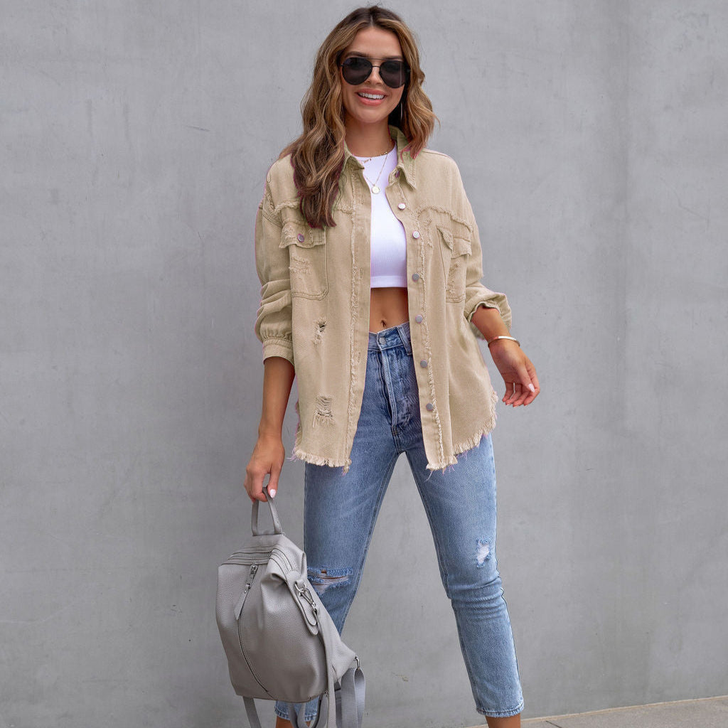 Veste Chemise Leyna – Tendance Urbaine