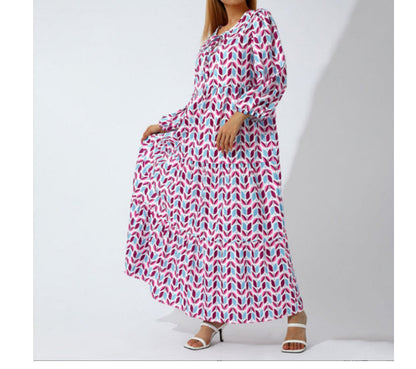Robe Bohème Verde Floral