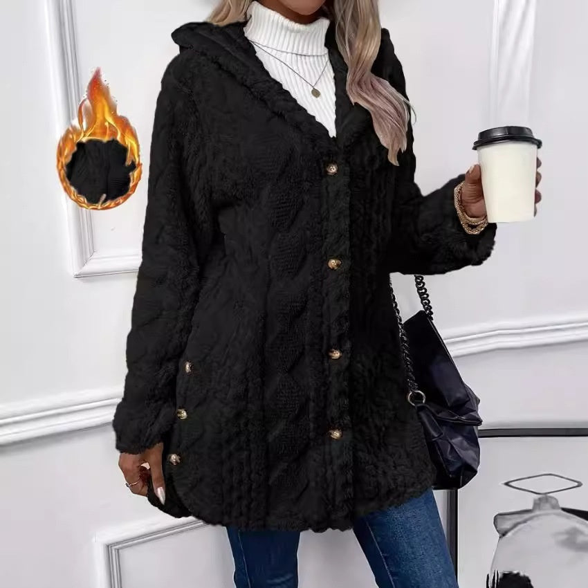 Manteau Cosy Boutonné
